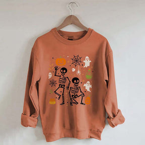 Slightly Subtle FDT Halloween Skeleton Sweatshirt