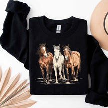 Cute Western Horses Sweatshirt
