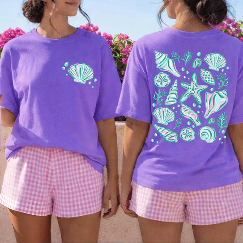 Summer Seashells Comfort Colors T-Shirt