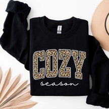 Retro Leopard Cozy Season Sweatshirt