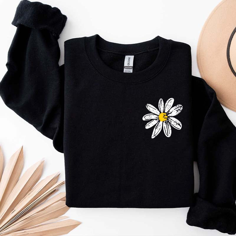 Daisy Retro Floral Sweatshirt