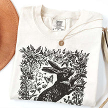 Cottagecore Rabbit Woodland Aesthetic T-Shirt