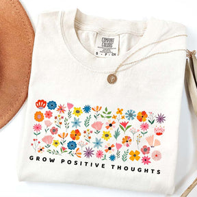 Grow Positive Thoughts Wildflower Cute T-Shirt