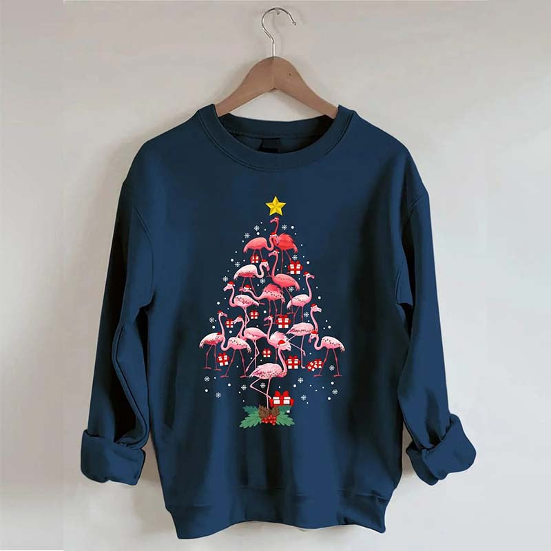 Funny Flamingo Christmas Sweatshirt