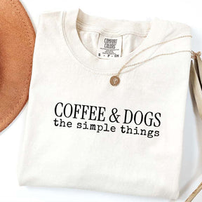 Coffee & Dogs The Simple Things T-Shirt