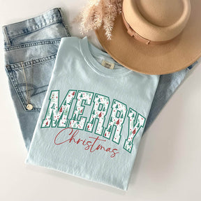 Retro Women's Holiday Merry Christmas T-Shirt