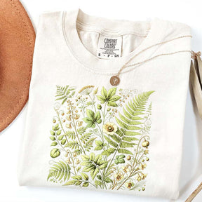 Botanical Fern & Wildflowe T-Shirt