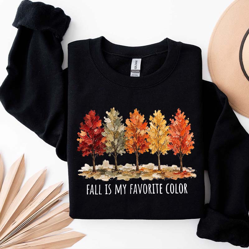 Fall Is My Favorite Color Tree Sweatshirt