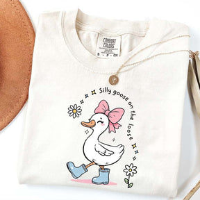 Silly Goose On The Loose Floral T-Shirt