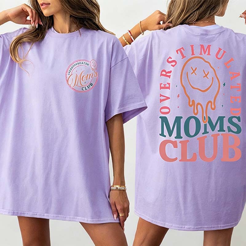 Comfort Colors Overstimulated Moms Club T-Shirt