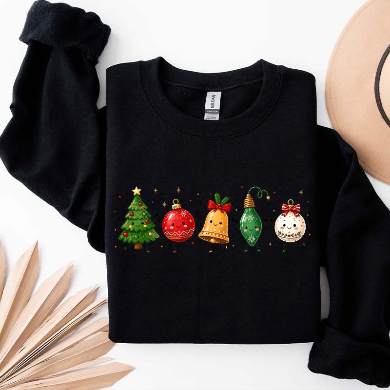 Cute Christmas Xmas Tree Sweatshirt