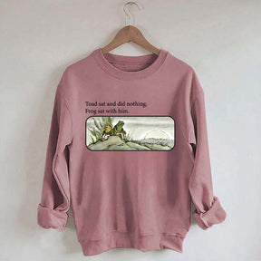 Frog And Toad Book Lover Sweatshirt