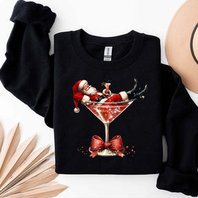 Santa's Hot Mess Martini Sweatshirt