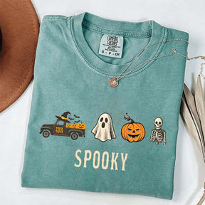 Pumpkin Season Girly Spooky Halloween T-Shirt