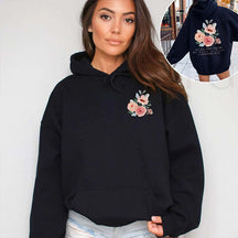 Woman Flowers Religous Hoodie