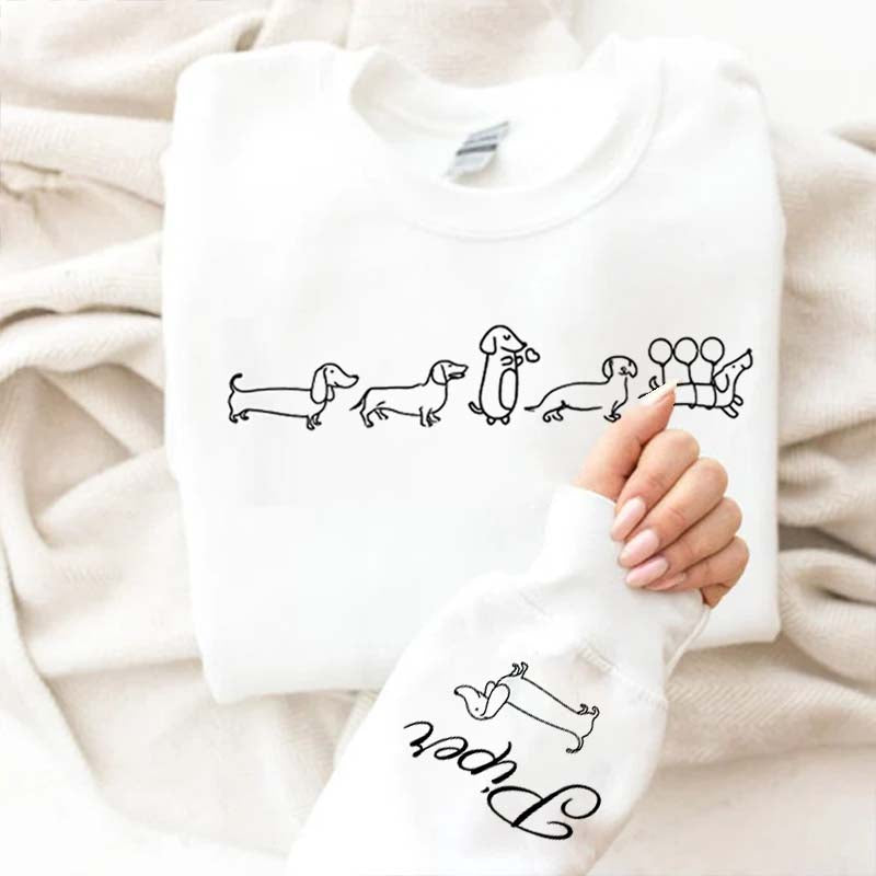 Personalized Dachshund Mom Sweatshirt