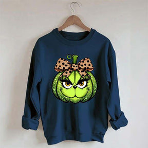 Halloween Leopard Green Guy Sweatshirt