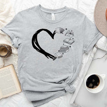 Heart of Books Lover T-Shirt