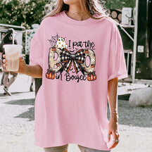 I Put The Boo In Boujee Halloween Pumpkin T-Shirt
