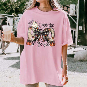 I Put The Boo In Boujee Halloween Pumpkin T-Shirt