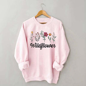 Minimalist Wildflower Sweatshirt