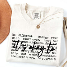 It's Okay Inspirational T-Shirt