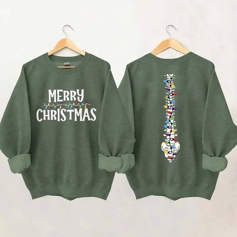 Light Merry Christmas Sweatshirt