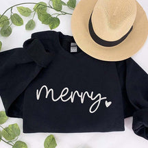 Cute Merry Christmas Holiday Sweatshirt