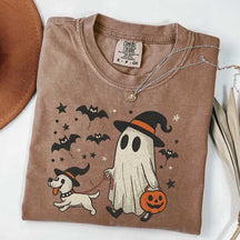 Spooky Paws Ghost Dog Halloween T-Shirt