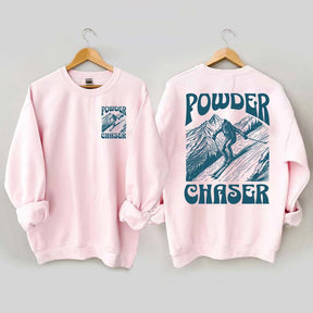 Powder Chaser Funny Skiing Sweatshirt