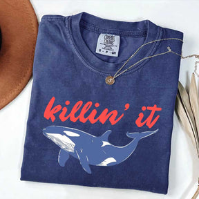 'Killin' It' Whale T-Shirt