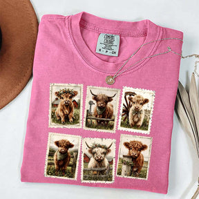 Comfort Colors Highland Cow T-Shirt