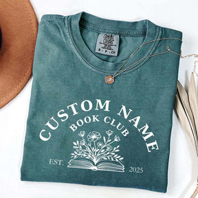 Personalized Book Club Name T-Shirt