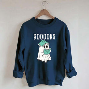 Booooks Halloween Reading Sweatshirt