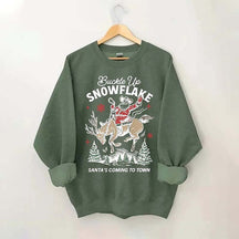 Santa's Coming To Town Sweatshirt