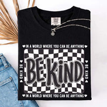 Checkered Be Kind T-Shirt