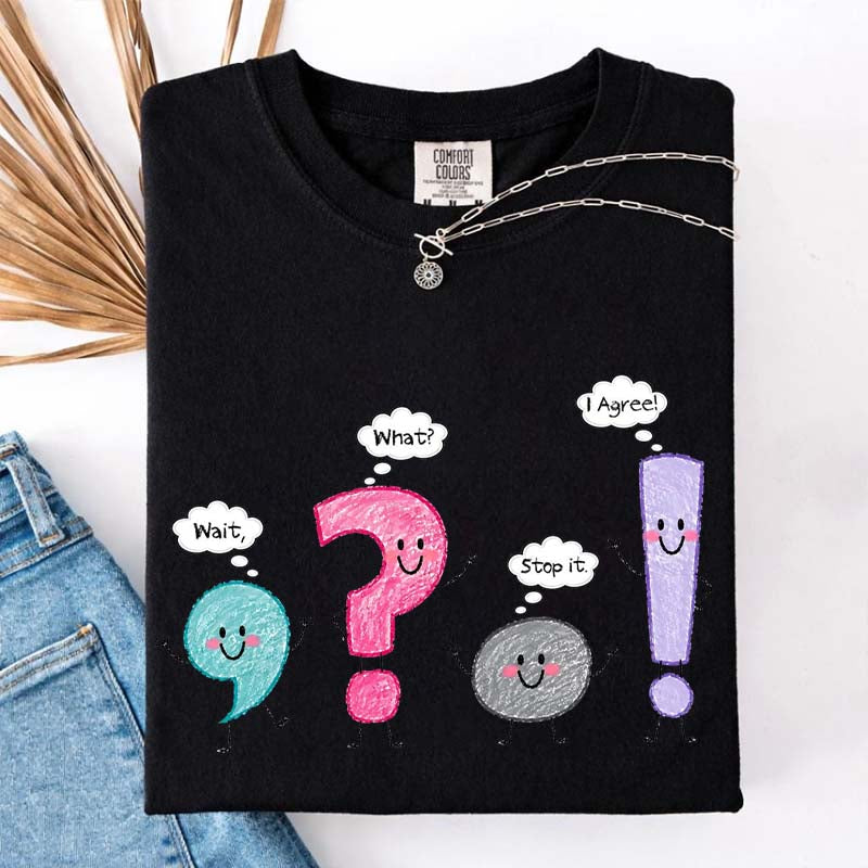 Punctuation English Teacher T-Shirt