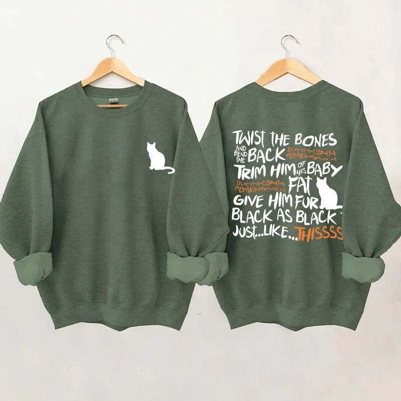 Funny Twist The Bones Cute Hocus Pocus Sweatshirt