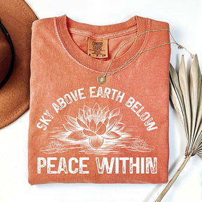 Mindfulness Lotus Flower Meditation Yoga T-Shirt