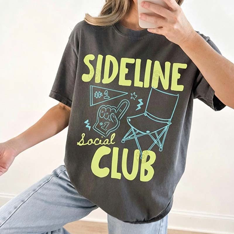 Sideline Social Club Soccer T-Shirt