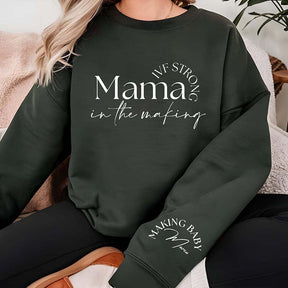 Personalized Infertility IVF Strong Mama Sweatshirt