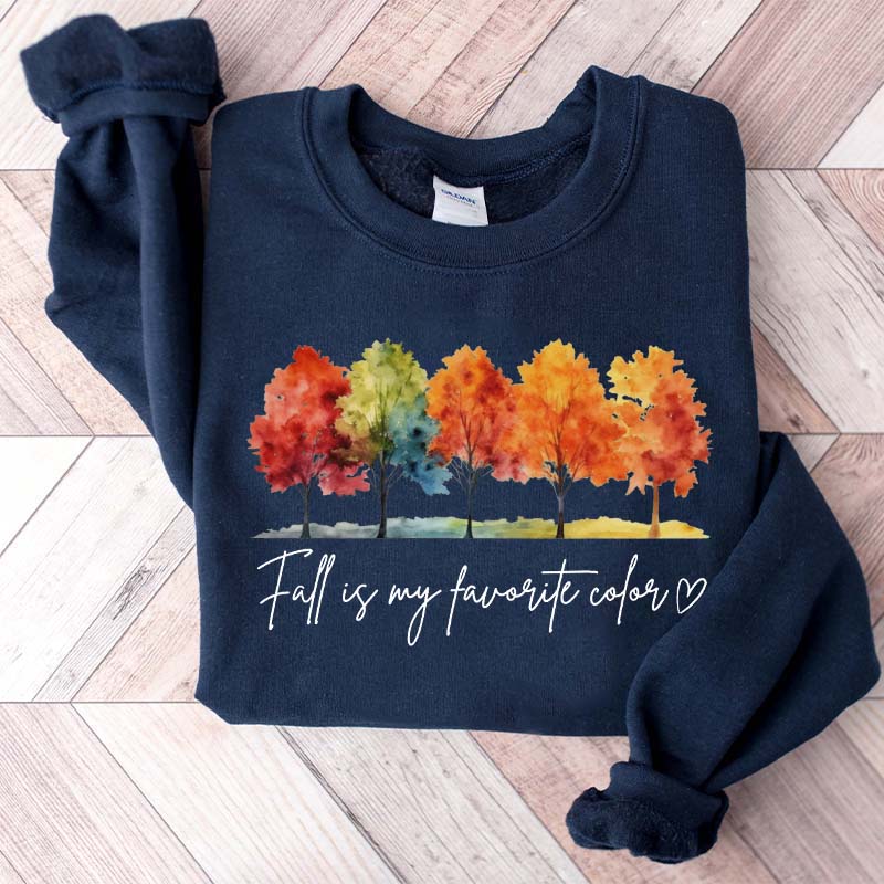 Cozy Fall Leaves Sweatshirt