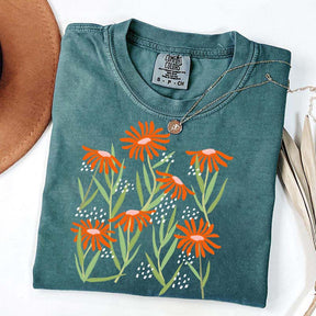 Boho Wildflower Aesthetic T-Shirt