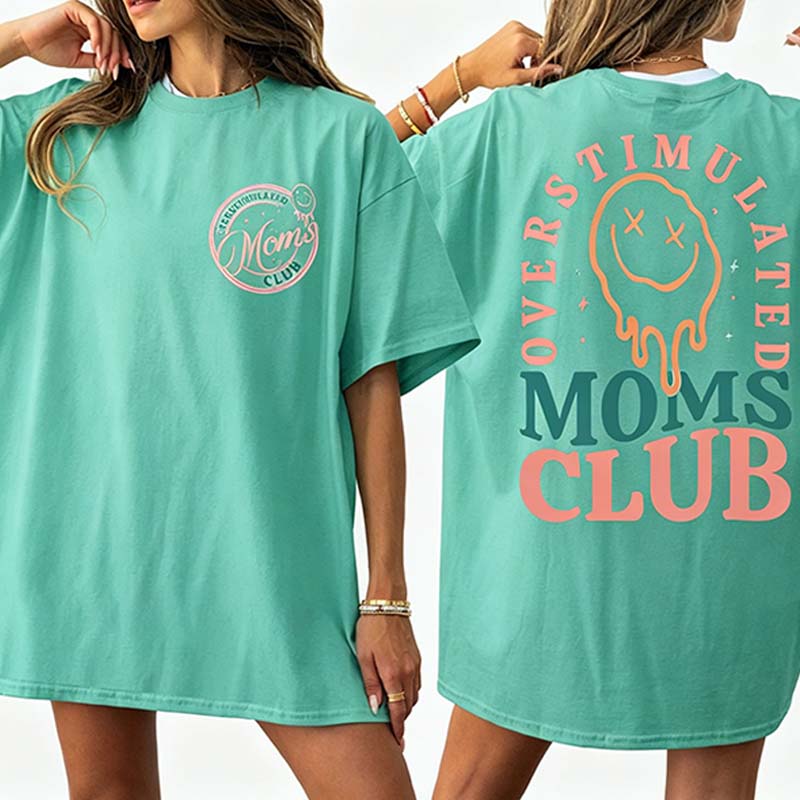 Comfort Colors Overstimulated Moms Club T-Shirt