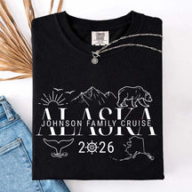 Custom Alaska Cruise Group Matching Vacation T-Shirt