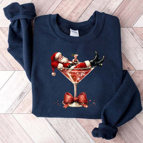 Santa's Hot Mess Martini Sweatshirt