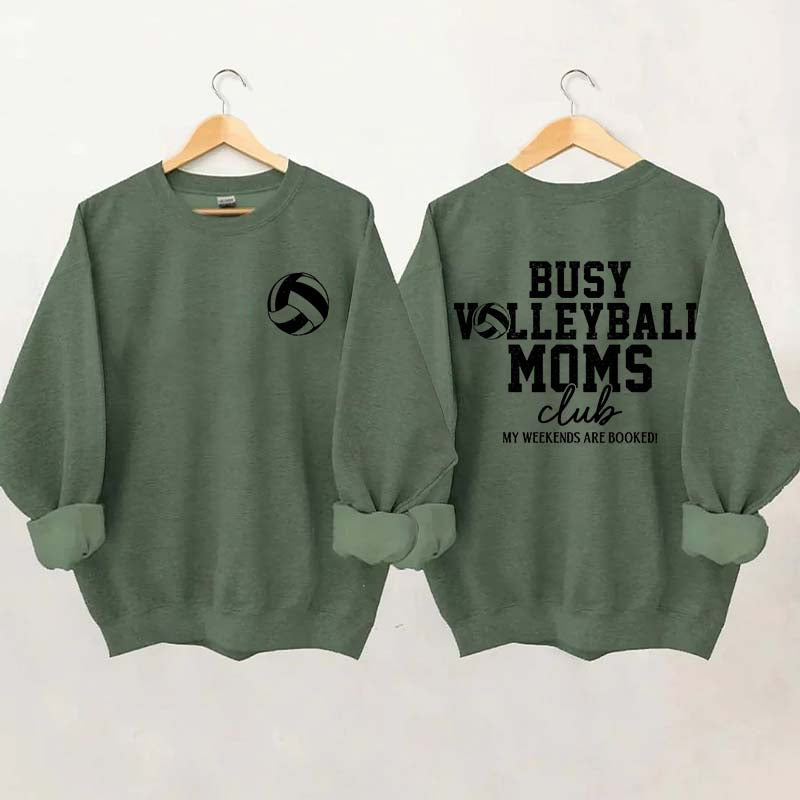 Busy Volleyball Mom Club Sweatshirt