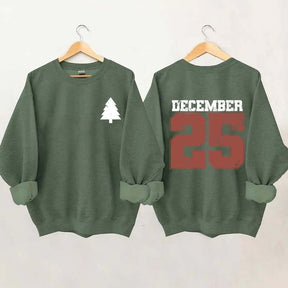 Distressed December 25 Sweatshirt