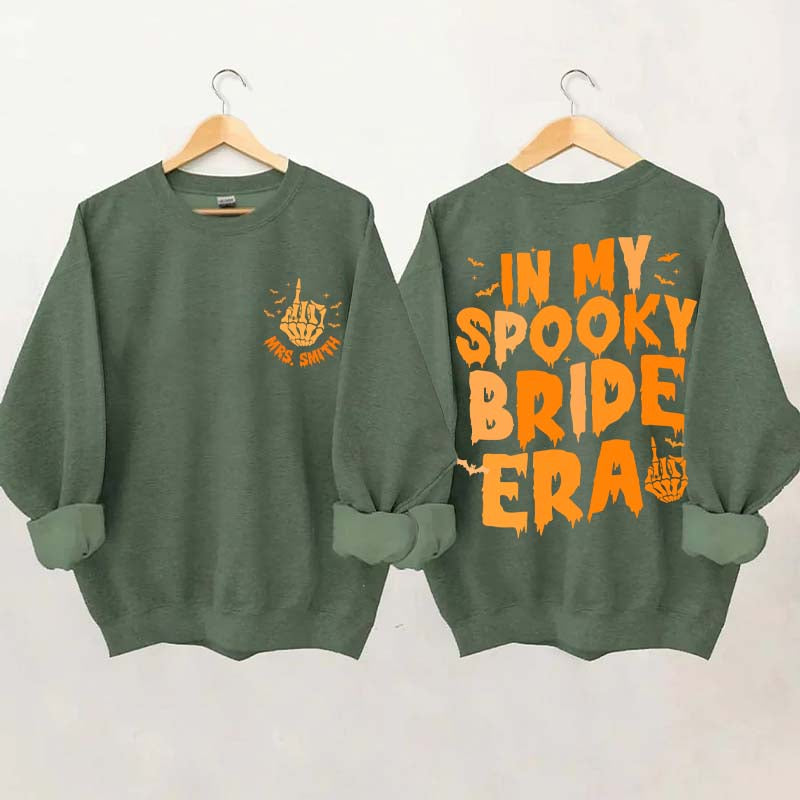 In My Spooky Bride Era Halloween Sweatshirt