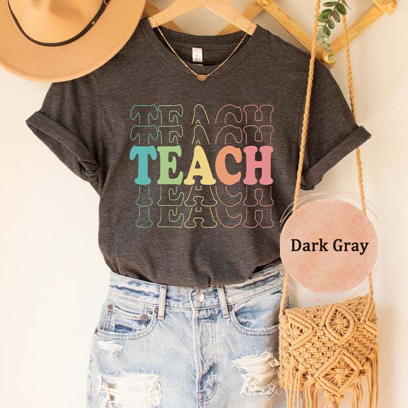 Retro Teach Teacher Gifts T-Shirt